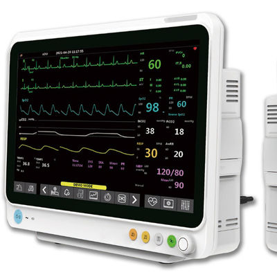 calidad  ICU 12.1 Inch Touchable LCD CE Plug-in Patient Monitor Multiparameter Bedside ICU fábrica